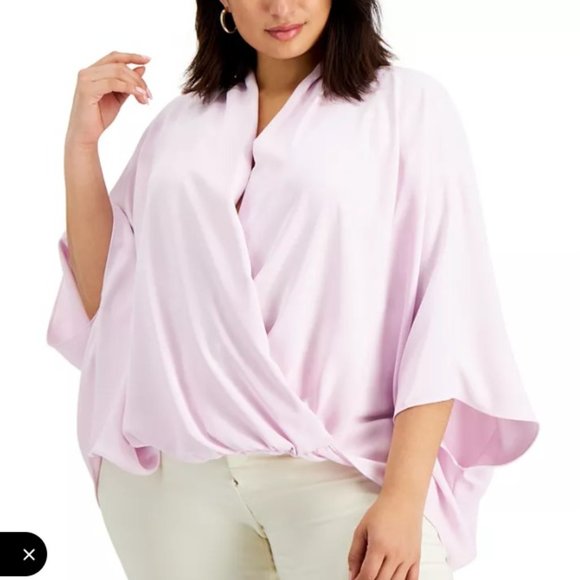 Plus Size Dolman-Sleeve Top - Picture 1 of 6